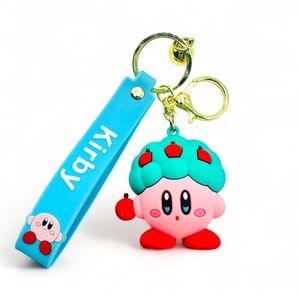 NEW Kirby Apple Tree Top with Bell and Hand Rope and Lobster Claw Keychain